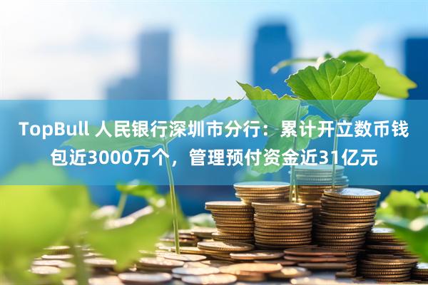 TopBull 人民银行深圳市分行：累计开立数币钱包近3000万个，管理预付资金近31亿元
